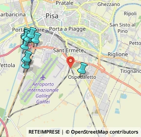 Mappa 56121 Pisa PI, Italia (2.58273)