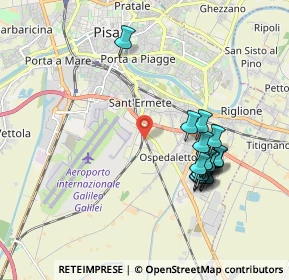 Mappa 56121 Pisa PI, Italia (1.90556)