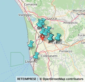 Mappa 56121 Pisa PI, Italia (8.06923)