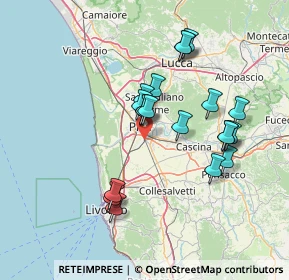 Mappa 56121 Pisa PI, Italia (13.5005)