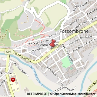 Mappa Piazza Dante Alighieri, 22, 61034 Fossombrone, Pesaro e Urbino (Marche)