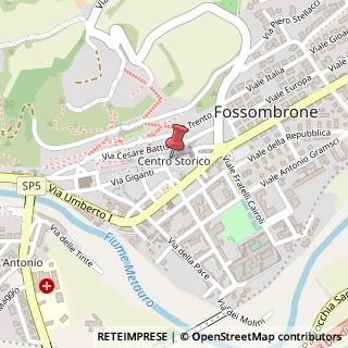 Mappa Corso Giuseppe Garibaldi, 110, 61034 Fossombrone, Pesaro e Urbino (Marche)