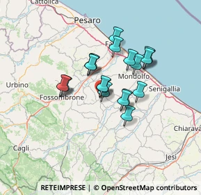 Mappa Via C. Betti, 61038 Orciano di Pesaro PU, Italia (10.247)