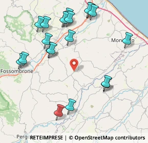 Mappa Via C. Betti, 61038 Orciano di Pesaro PU, Italia (9.7495)