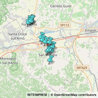 Mappa Via Fontevivo, 56028 San Miniato PI, Italia (2.84643)