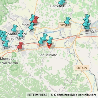 Mappa Via Fontevivo, 56028 San Miniato PI, Italia (6.193)