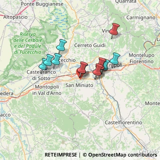 Mappa Via Fontevivo, 56028 San Miniato PI, Italia (5.38923)