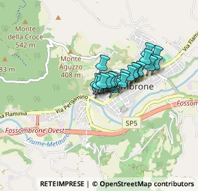 Mappa Via Vescovado, 61034 Fossombrone PU, Italia (0.524)