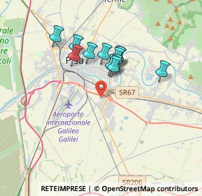 Mappa Via Sant Ilario sud, 56121 Cascina PI, Italia (3.00083)