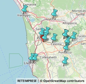 Mappa Via Sant Ilario sud, 56121 Cascina PI, Italia (14.67857)