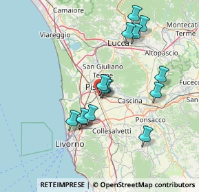 Mappa Via Sant Ilario sud, 56121 Cascina PI, Italia (14.055)