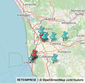 Mappa Via Sant Ilario sud, 56121 Cascina PI, Italia (11.63545)