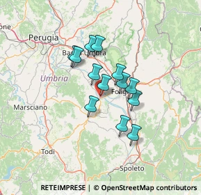 Mappa Via Sant'Anna, 06031 Bevagna PG, Italia (10.03154)