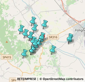 Mappa Via Sant'Anna, 06031 Bevagna PG, Italia (2.9425)