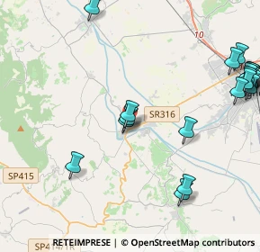 Mappa Via Sant'Anna, 06031 Bevagna PG, Italia (5.8105)