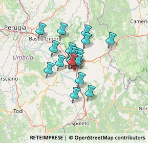 Mappa Via delle Margherite, 06034 Foligno PG, Italia (8.99579)
