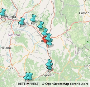 Mappa Via delle Margherite, 06034 Foligno PG, Italia (17.73818)