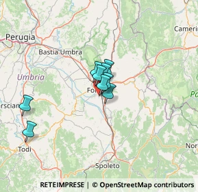 Mappa Via delle Margherite, 06034 Foligno PG, Italia (17.68818)