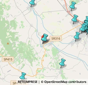 Mappa Via Primo Maggio, 06031 Bevagna PG, Italia (6.76263)