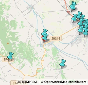 Mappa Via Primo Maggio, 06031 Bevagna PG, Italia (6.6715)