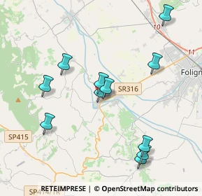 Mappa Via Primo Maggio, 06031 Bevagna PG, Italia (4.12909)