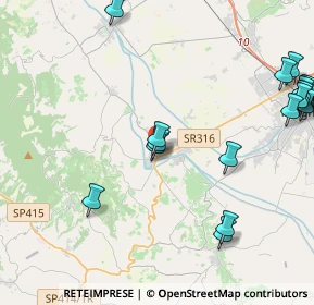 Mappa Via Primo Maggio, 06031 Bevagna PG, Italia (5.8955)