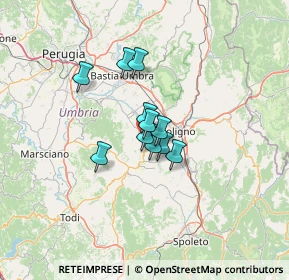 Mappa Via Primo Maggio, 06031 Bevagna PG, Italia (7.91364)