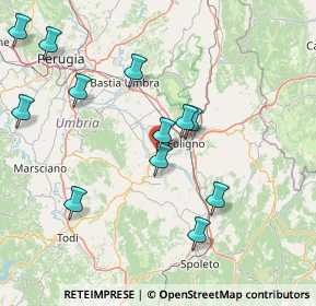 Mappa Via Casale Rondelli, 06031 Bevagna PG, Italia (17.27083)