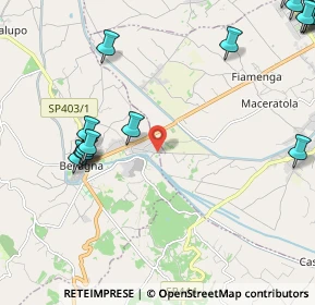 Mappa Via Casale Rondelli, 06031 Bevagna PG, Italia (3.4775)