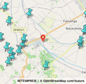 Mappa Via Casale Rondelli, 06031 Bevagna PG, Italia (3.558)