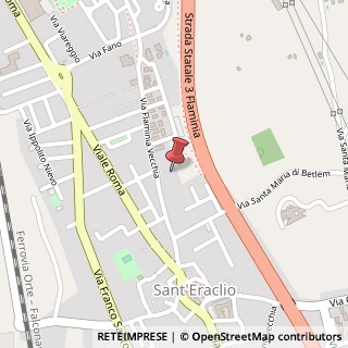 Mappa Via Flaminia Vecchia,  18, 06034 Foligno, Perugia (Umbria)