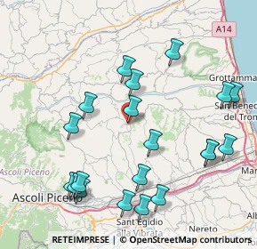 Mappa Via Giuseppe Guarnieri, 63073 Offida AP, Italia (9.384)