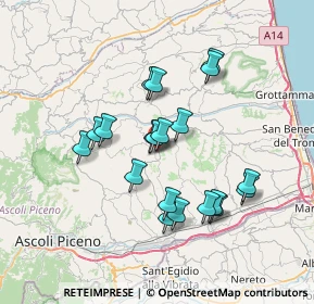 Mappa Via Giuseppe Guarnieri, 63073 Offida AP, Italia (6.497)
