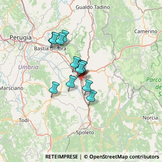 Mappa Via Ippolito Nievo, 06034 Foligno PG, Italia (9.88769)