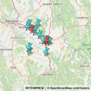 Mappa Via Ippolito Nievo, 06034 Foligno PG, Italia (11.11167)