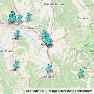 Mappa Via Ippolito Nievo, 06034 Foligno PG, Italia (21.4625)