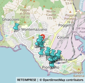 Mappa Viale Alessandro Pertini, 57025 Piombino LI, Italia (0.88375)