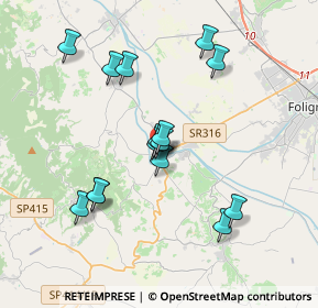 Mappa Vicolo S. Margherita, 06031 Bevagna PG, Italia (3.518)