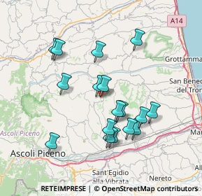 Mappa Viale della Repubblica, 63073 Offida AP, Italia (7.02706)