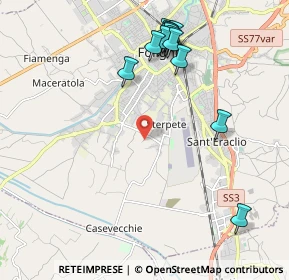 Mappa Via del Ponticello, 06034 Foligno PG, Italia (2.37538)