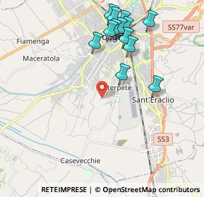 Mappa Via del Ponticello, 06034 Foligno PG, Italia (2.27077)