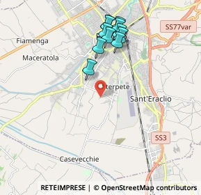 Mappa Via del Ponticello, 06034 Foligno PG, Italia (2.01818)