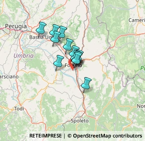 Mappa Via del Ponticello, 06034 Foligno PG, Italia (8.04462)