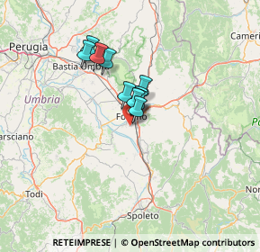 Mappa Via del Ponticello, 06034 Foligno PG, Italia (8.05727)