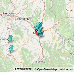 Mappa Via del Ponticello, 06034 Foligno PG, Italia (17.73636)