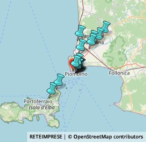 Mappa Via Ottone Rosai, 57025 Piombino LI, Italia (7.5325)