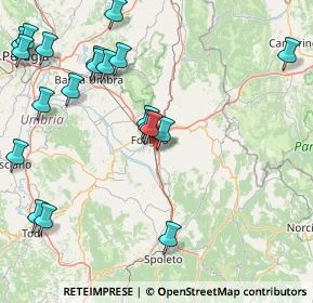 Mappa Via 1º Maggio, 06034 Foligno PG, Italia (21.6145)