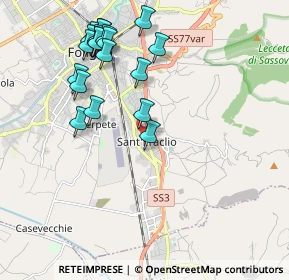 Mappa Via 1º Maggio, 06034 Foligno PG, Italia (2.257)