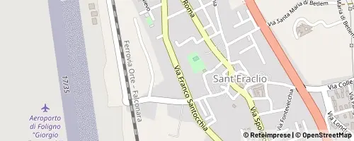 Mappa Foligno