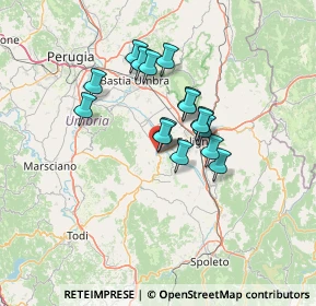 Mappa Via degli Orti, 06031 Bevagna PG, Italia (10.37938)